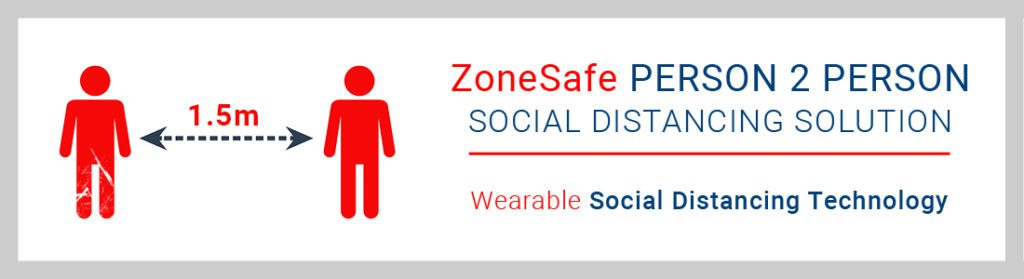 Solución de distanciamiento social ZoneSafe P2P