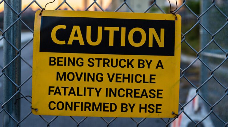 HSE Stats – Struck By Moving Vehicle Fatality Increase